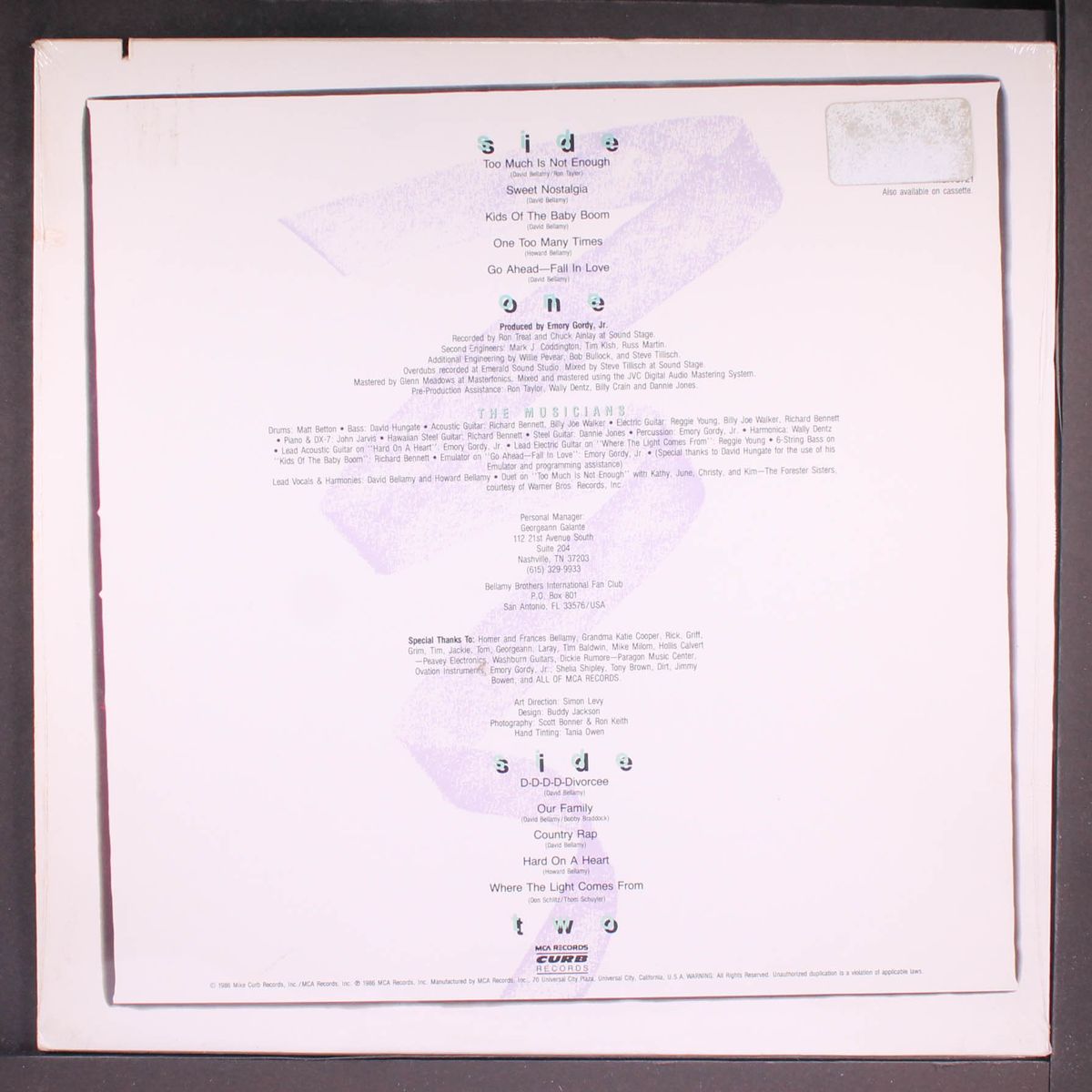 country rap by BELLAMY BROTHERS