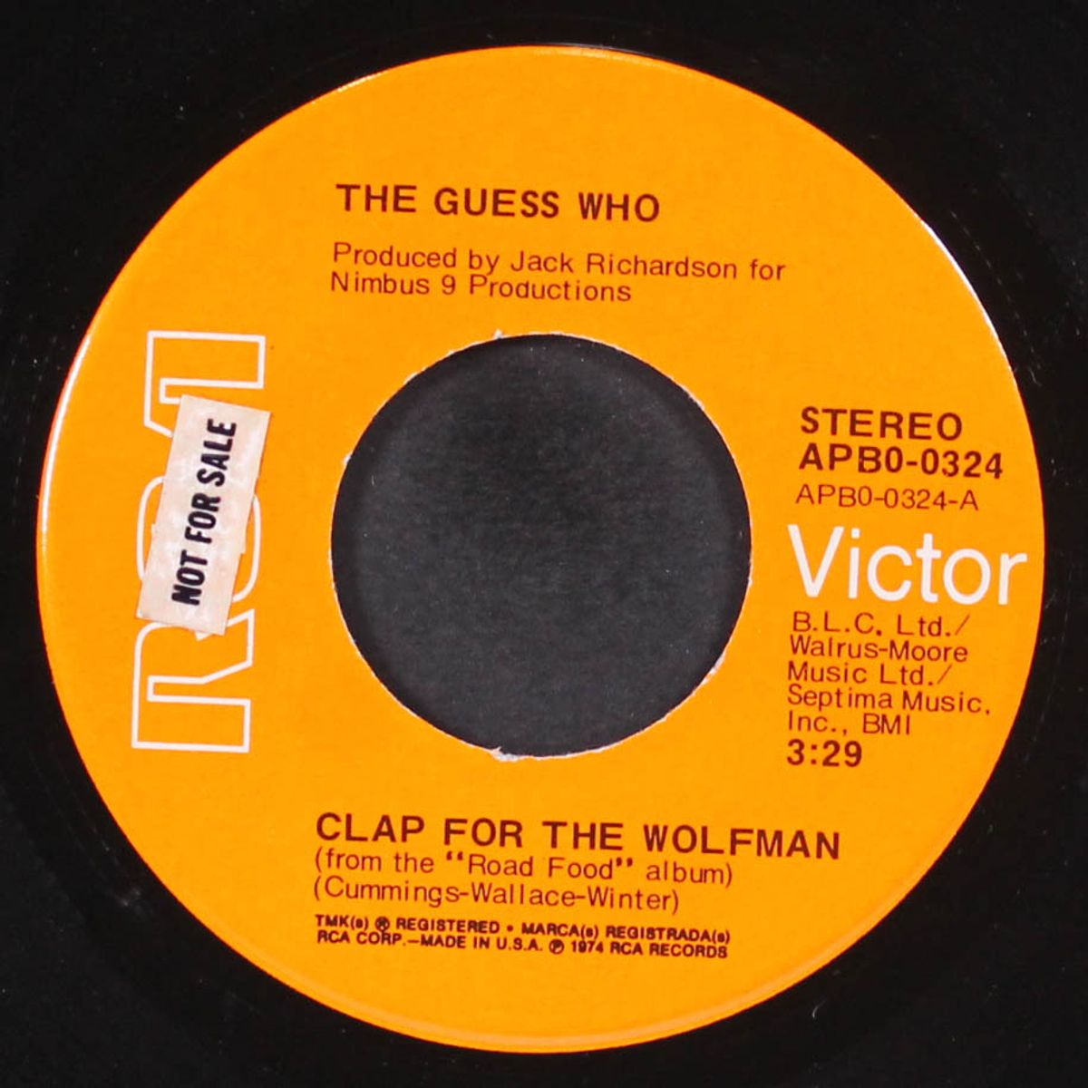 clap for the wolfman / road food by GUESS WHO