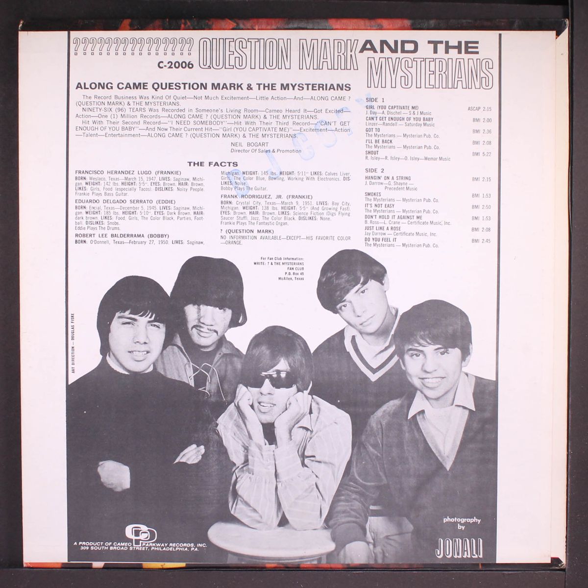 action by ? & THE MYSTERIANS