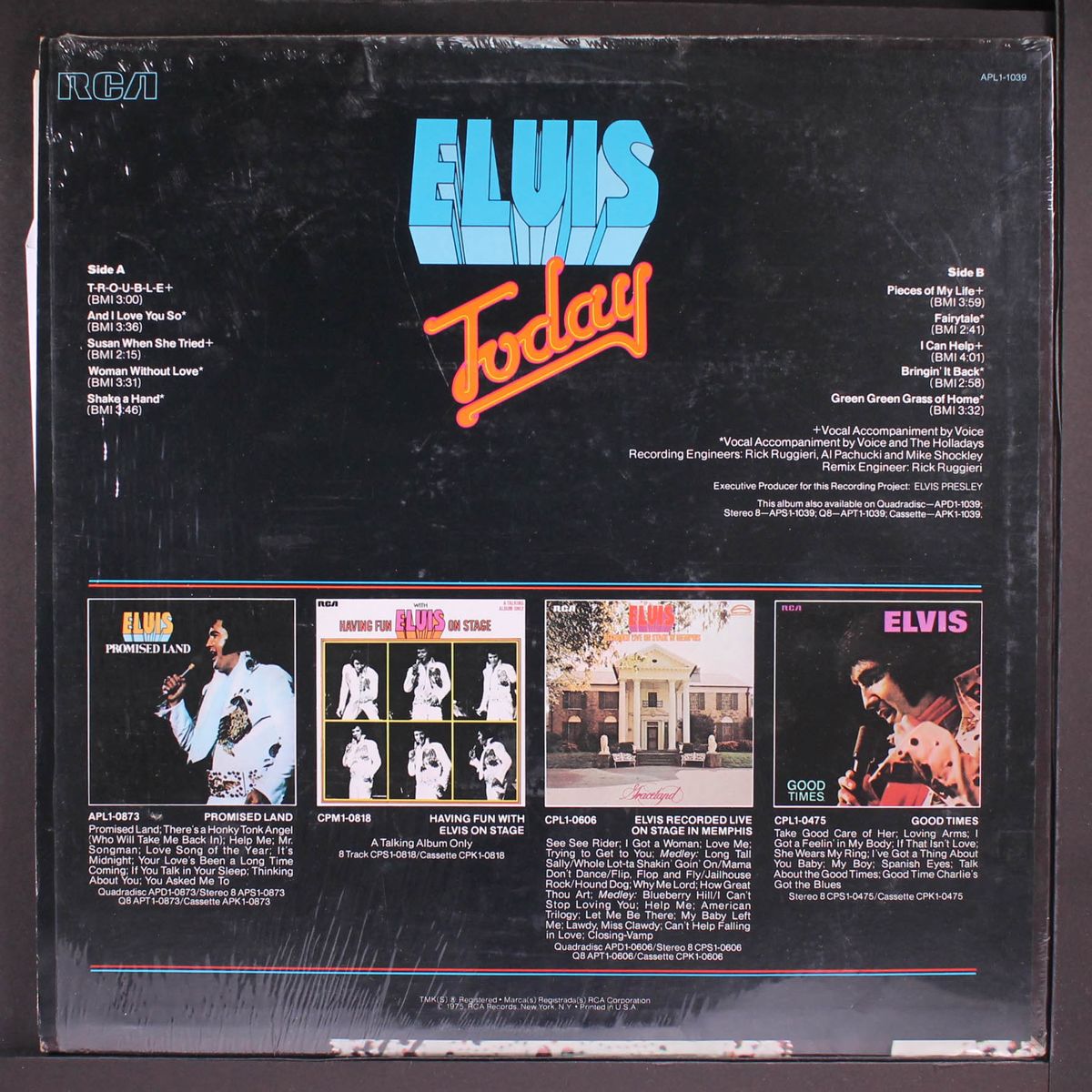today by ELVIS PRESLEY