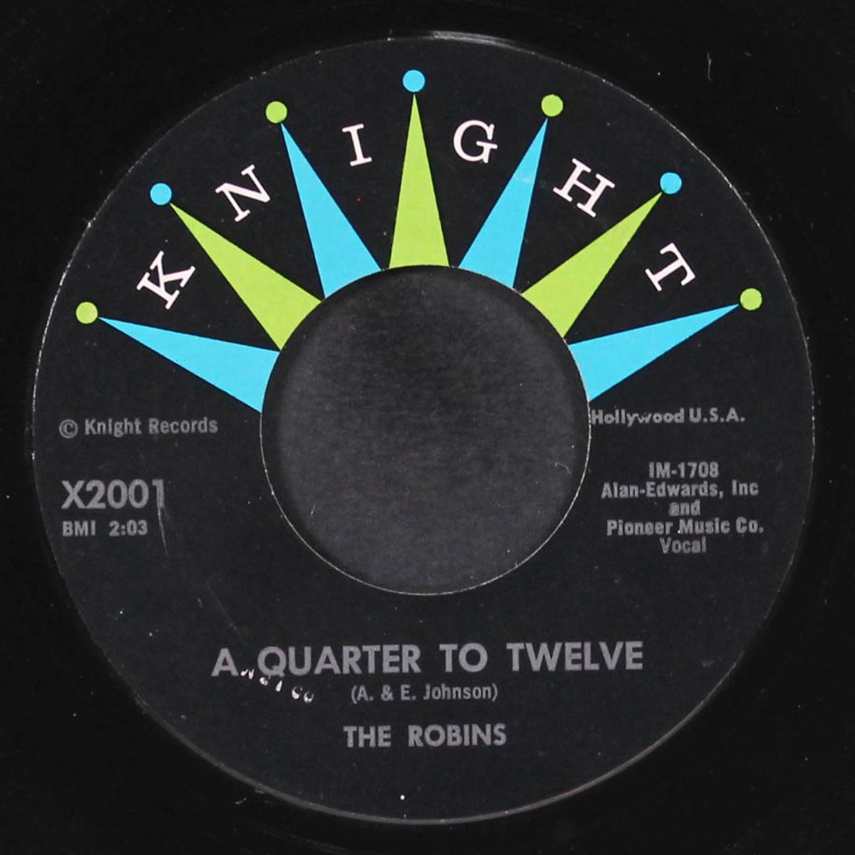a quarter to twelve / pretty little dolly by ROBINS