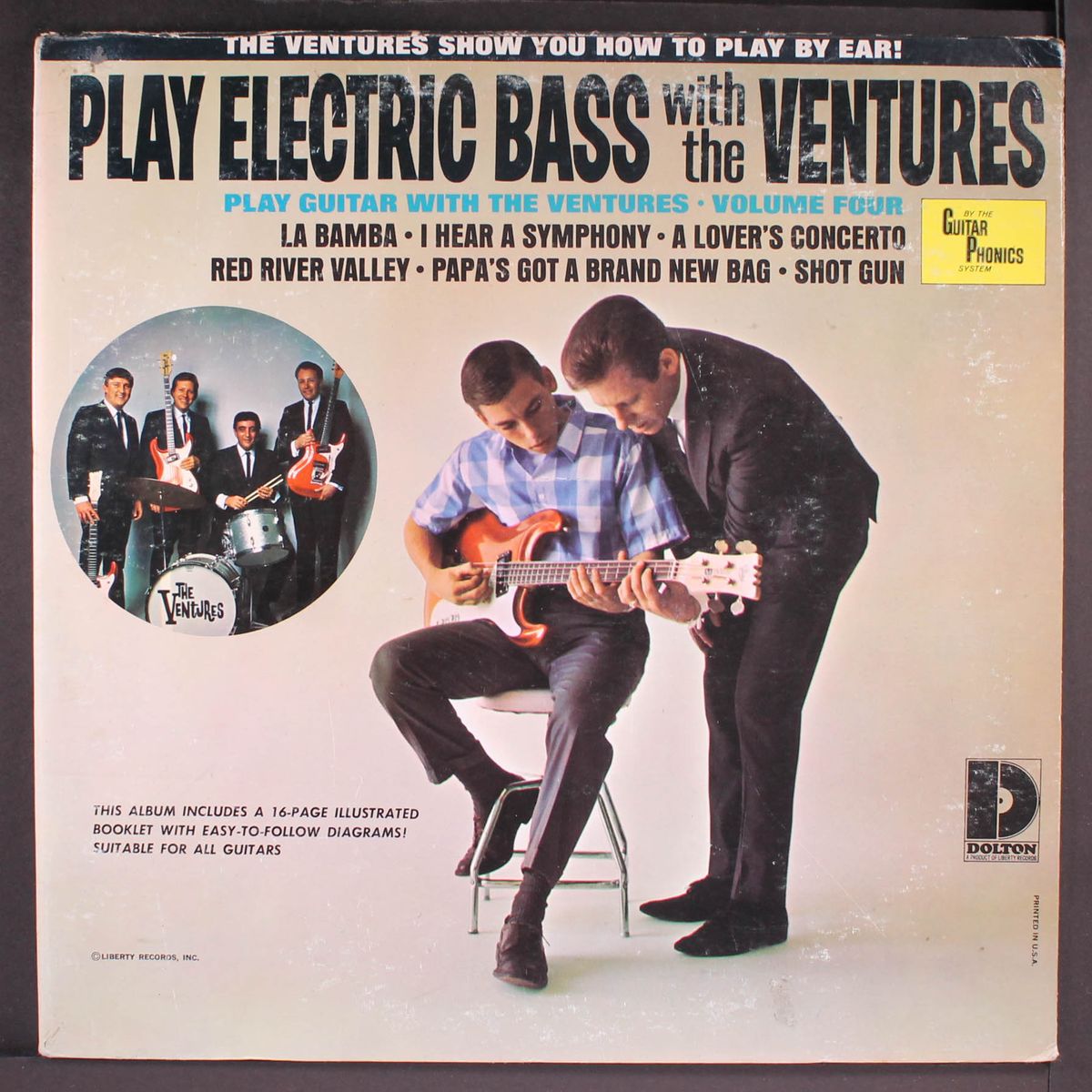 play electric bass with by VENTURES