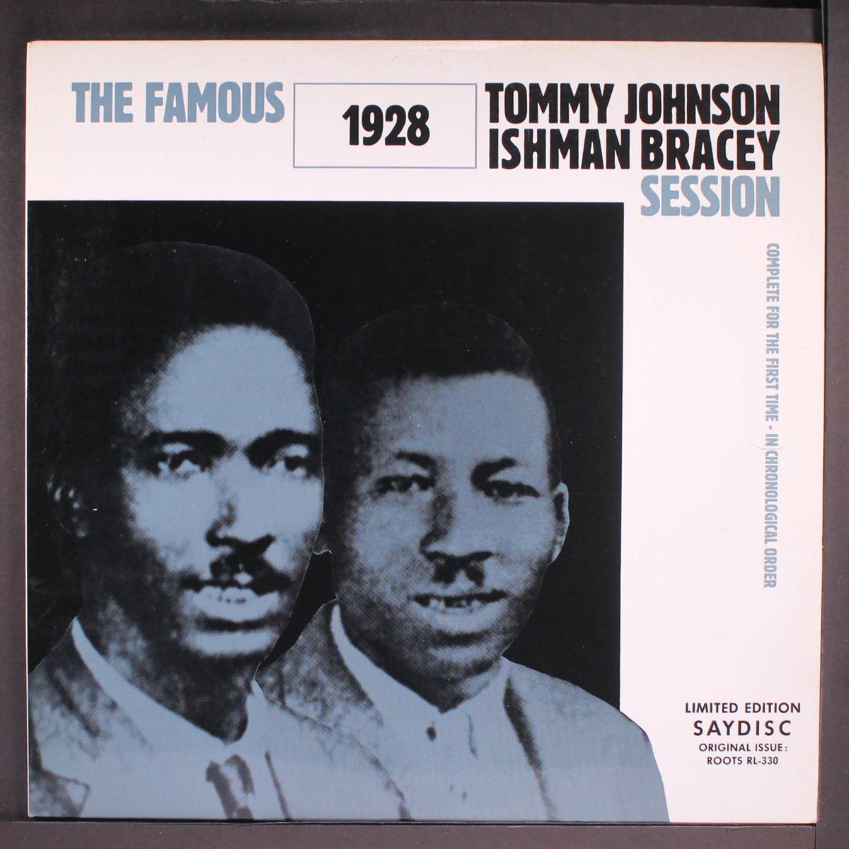 the famous 1928 session by TOMMY JOHNSON / ISHMAN BRACEY