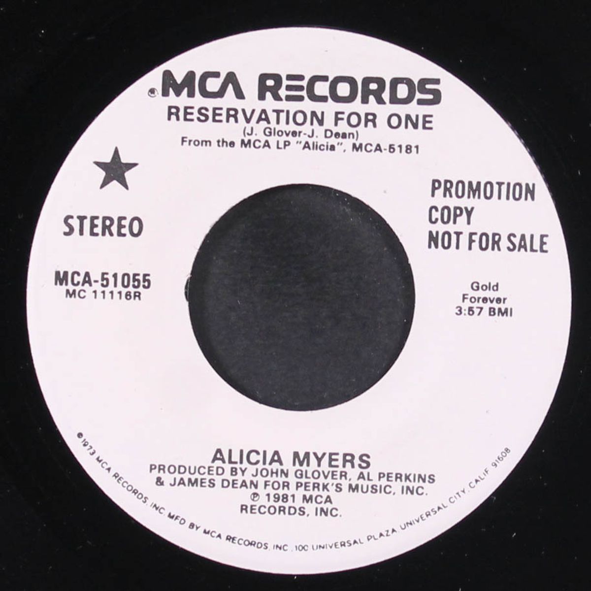 reservation for one / same by ALICIA MYERS