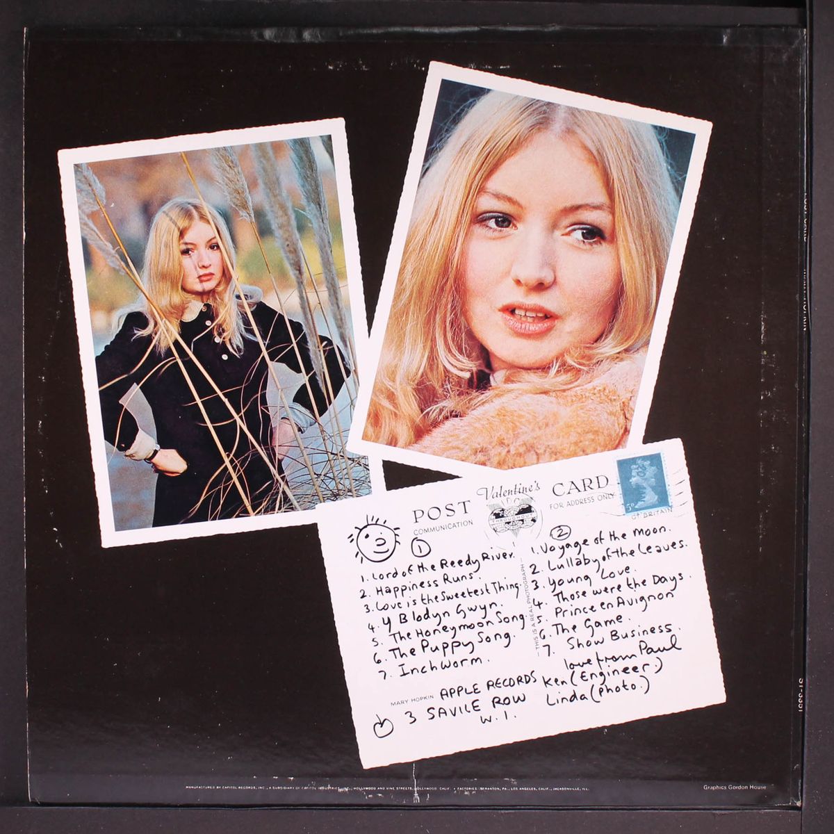 post card by MARY HOPKIN