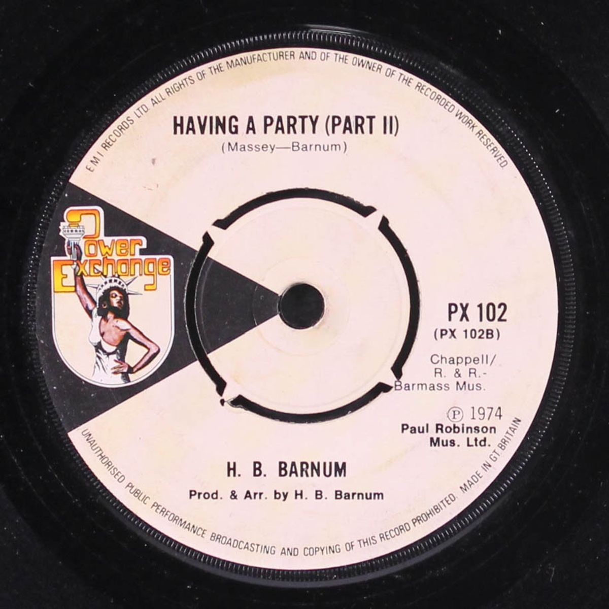 having a party (pt.1 / same (pt.2)) by H.B. BARNUM