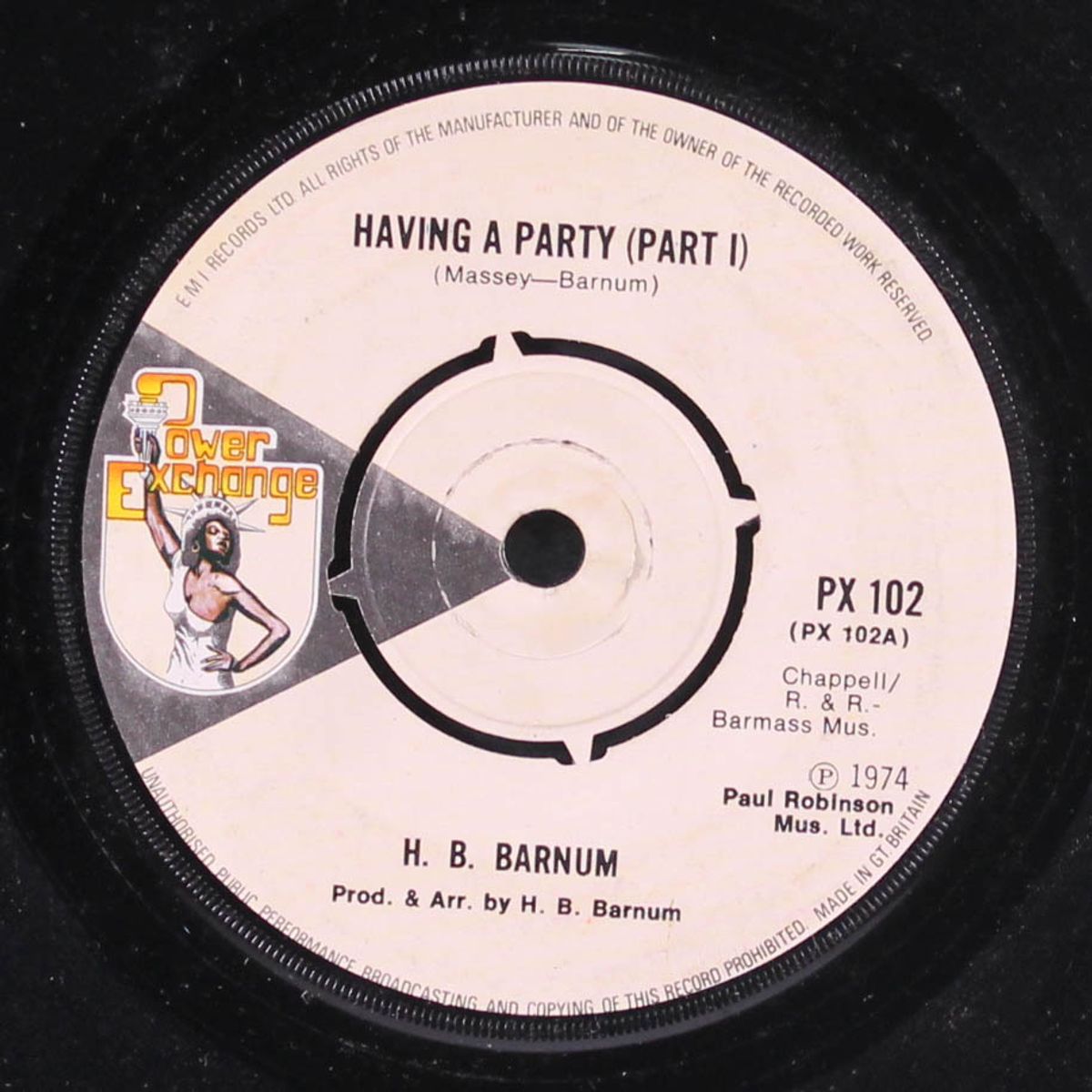 having a party (pt.1 / same (pt.2)) by H.B. BARNUM