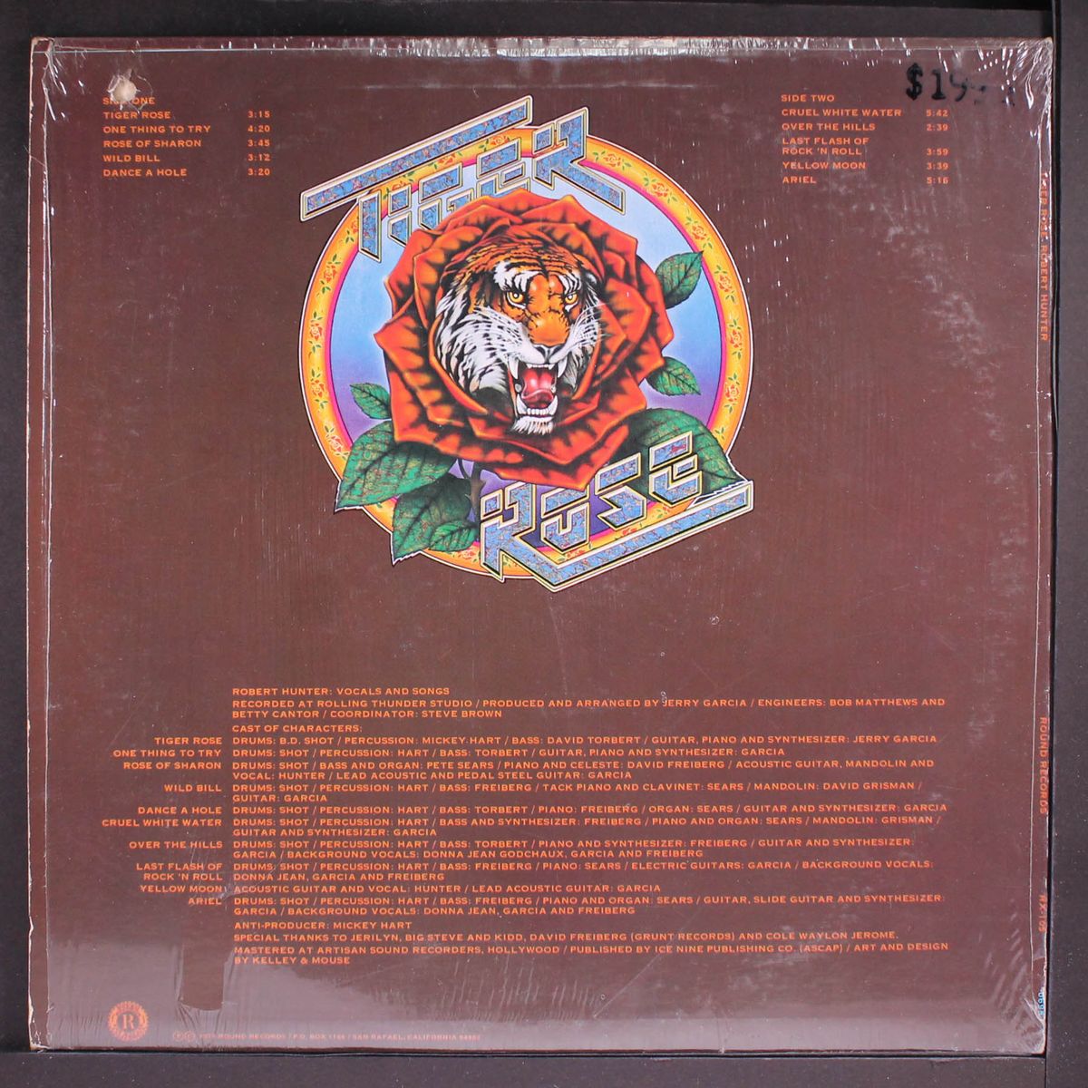 tiger rose by ROBERT HUNTER