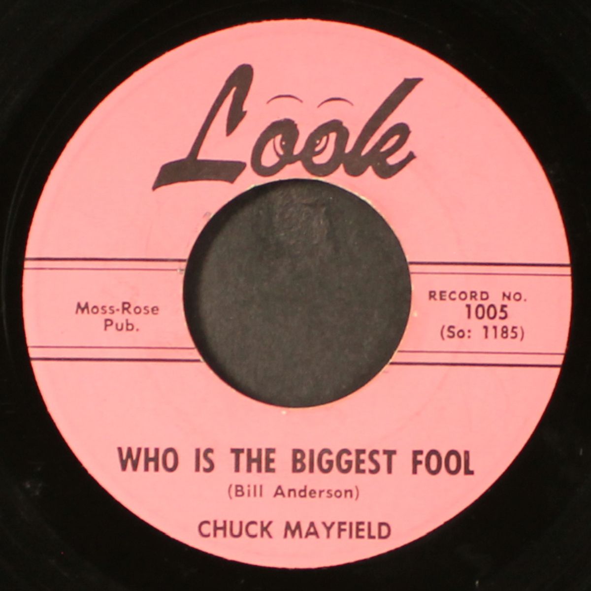 i know it / who is the biggest fool by CHUCK MAYFIELD