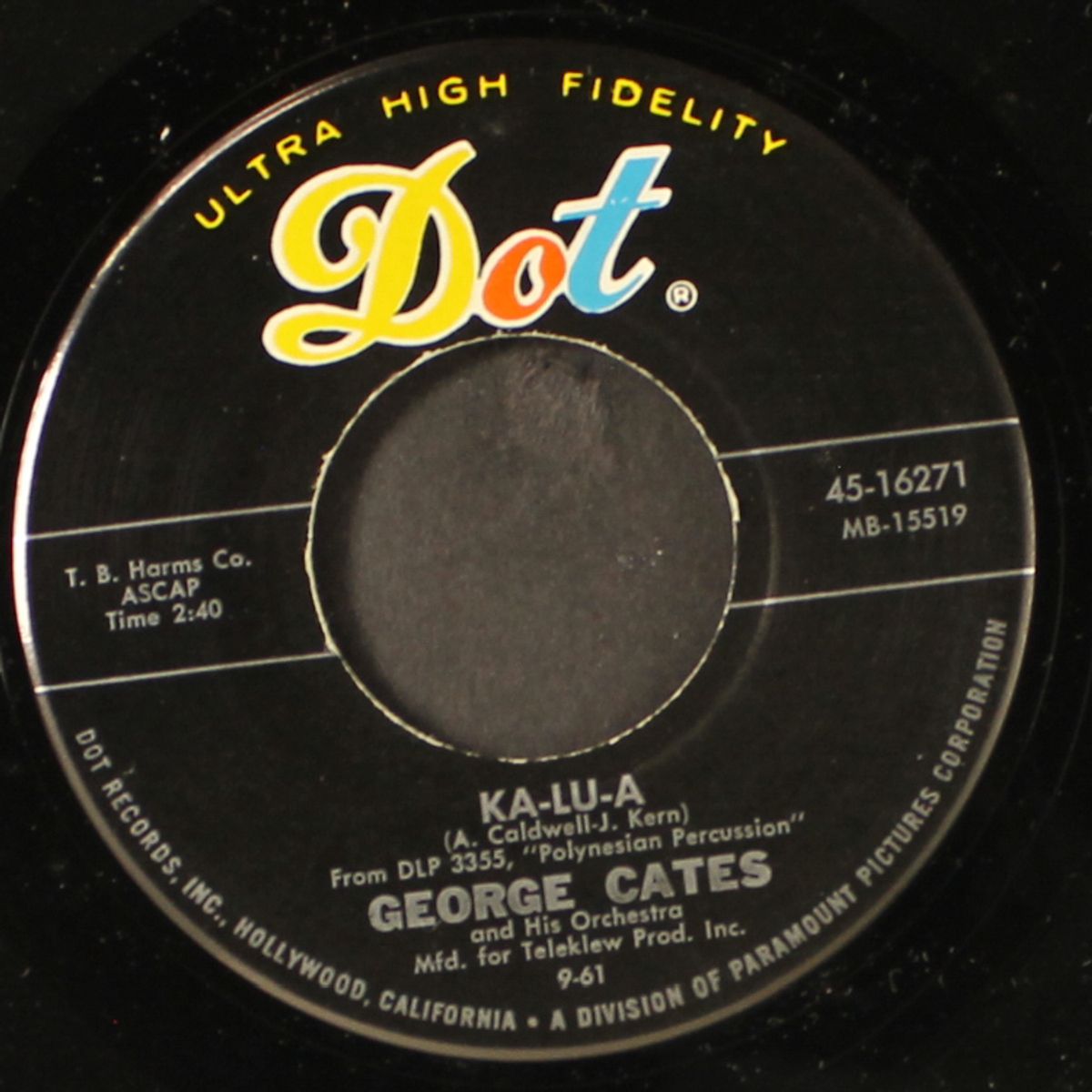 take five / ka-lu-a by GEORGE CATES