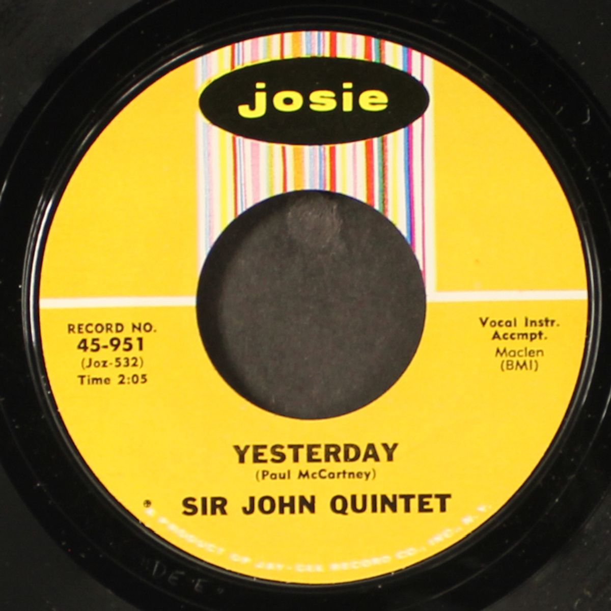un-ga-la / yesterday by SIR JOHN QUINTET