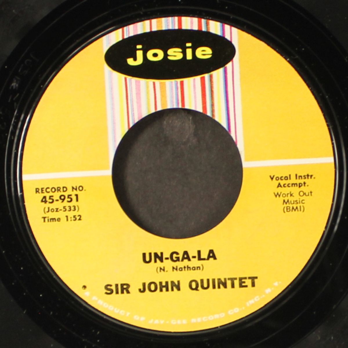 un-ga-la / yesterday by SIR JOHN QUINTET
