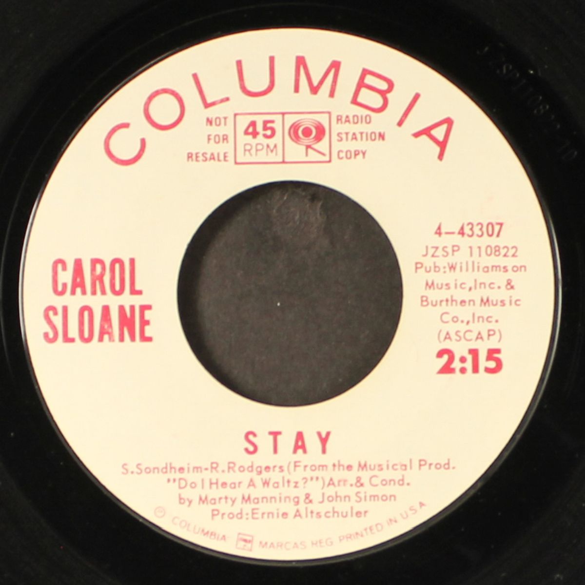 stay by CAROL SLOANE