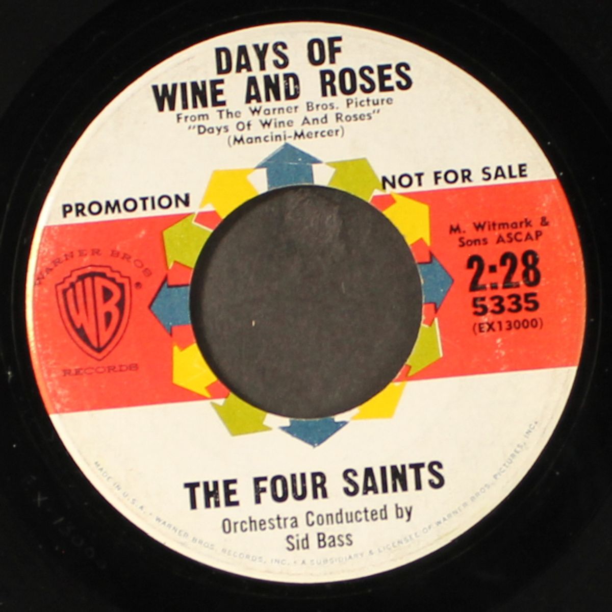 wendy / days of wine and roses by FOUR SAINTS