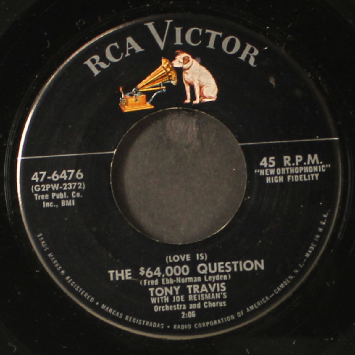 drummer boy / the $64,000 question by TONY TRAVIS