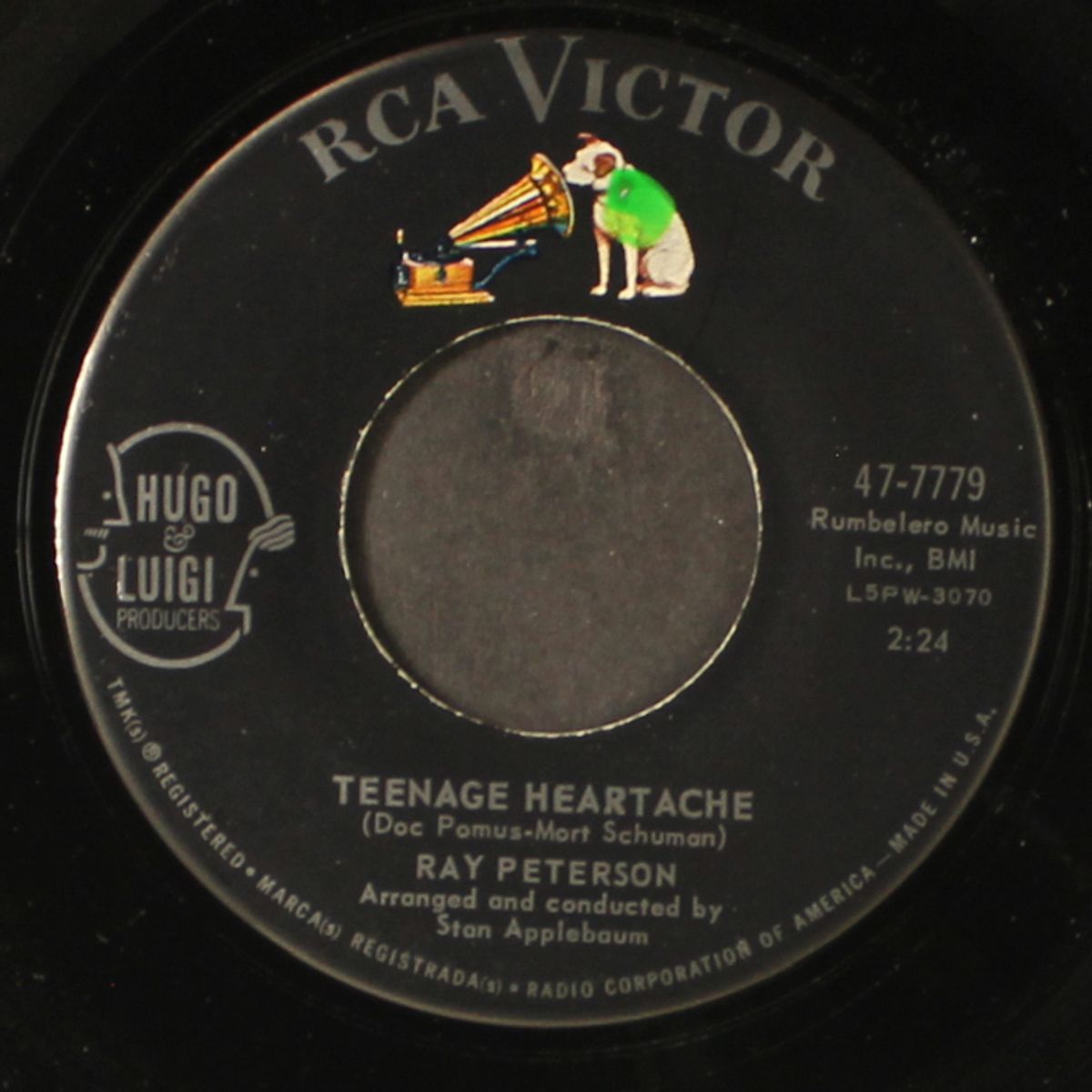 teenage heartache / i'll always want you near by RAY PETERSON