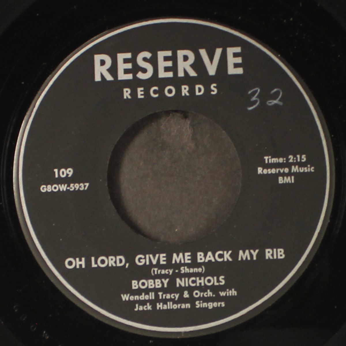 oh lord, give me back my rib / you are the one by BOBBY NICHOLS