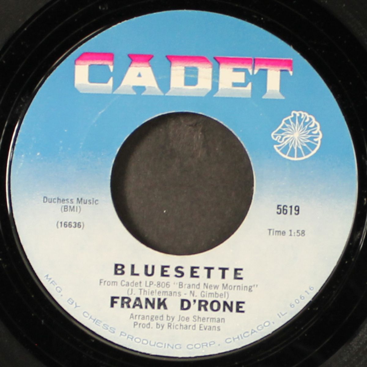bluesette / brand new morning by FRANK D'RONE