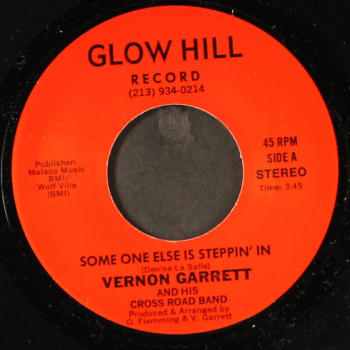 love me right / someone else is steppin' in by VERNON GARRETT