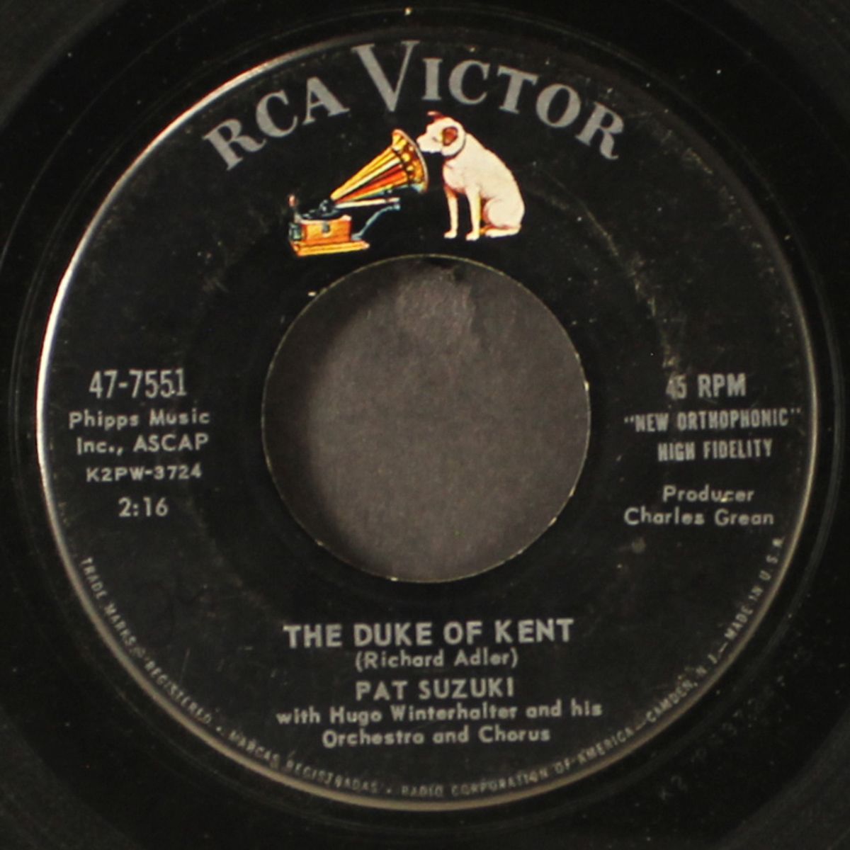 the duke of kent / dreamsville by PAT SUZUKI