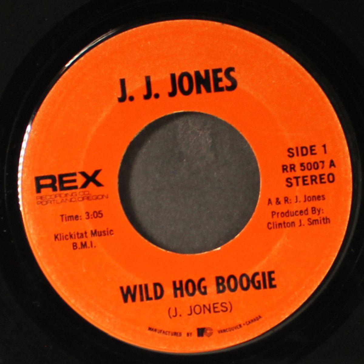wild hog boogie / old black engine by J.J. JONES