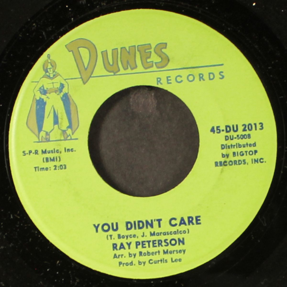 you didn't care / you know me much too well by RAY PETERSON
