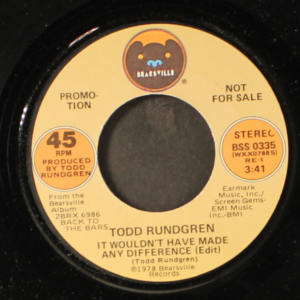 it woudn't have made any difference / by TODD RUNDGREN