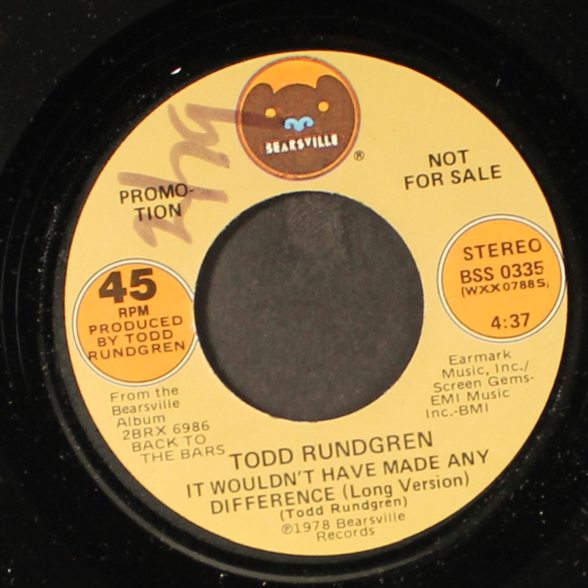 it woudn't have made any difference / by TODD RUNDGREN