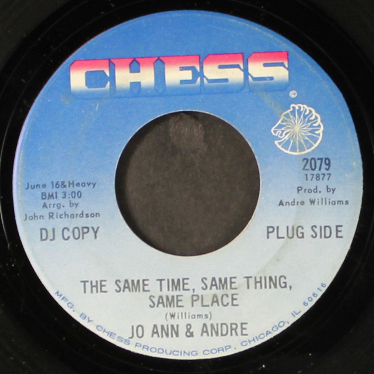 the same time, same thing, same place / a rockin' good way by JO ANN & ANDRE