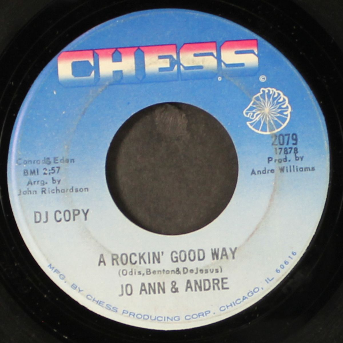 the same time, same thing, same place / a rockin' good way by JO ANN & ANDRE
