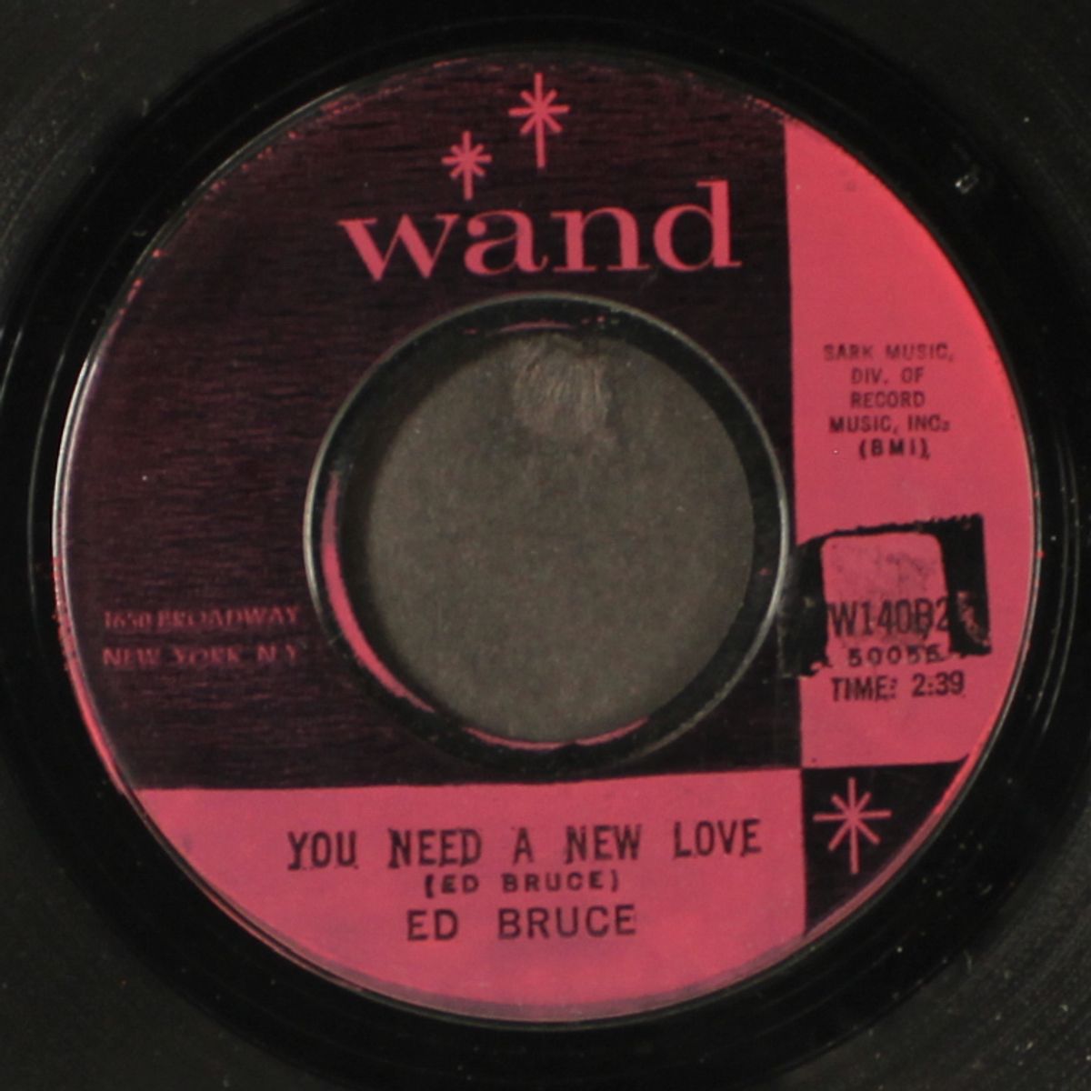 see the big man cry / you need a new love by ED BRUCE