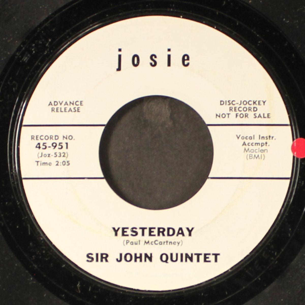 un-ga-la / yesterday by SIR JOHN QUINTET