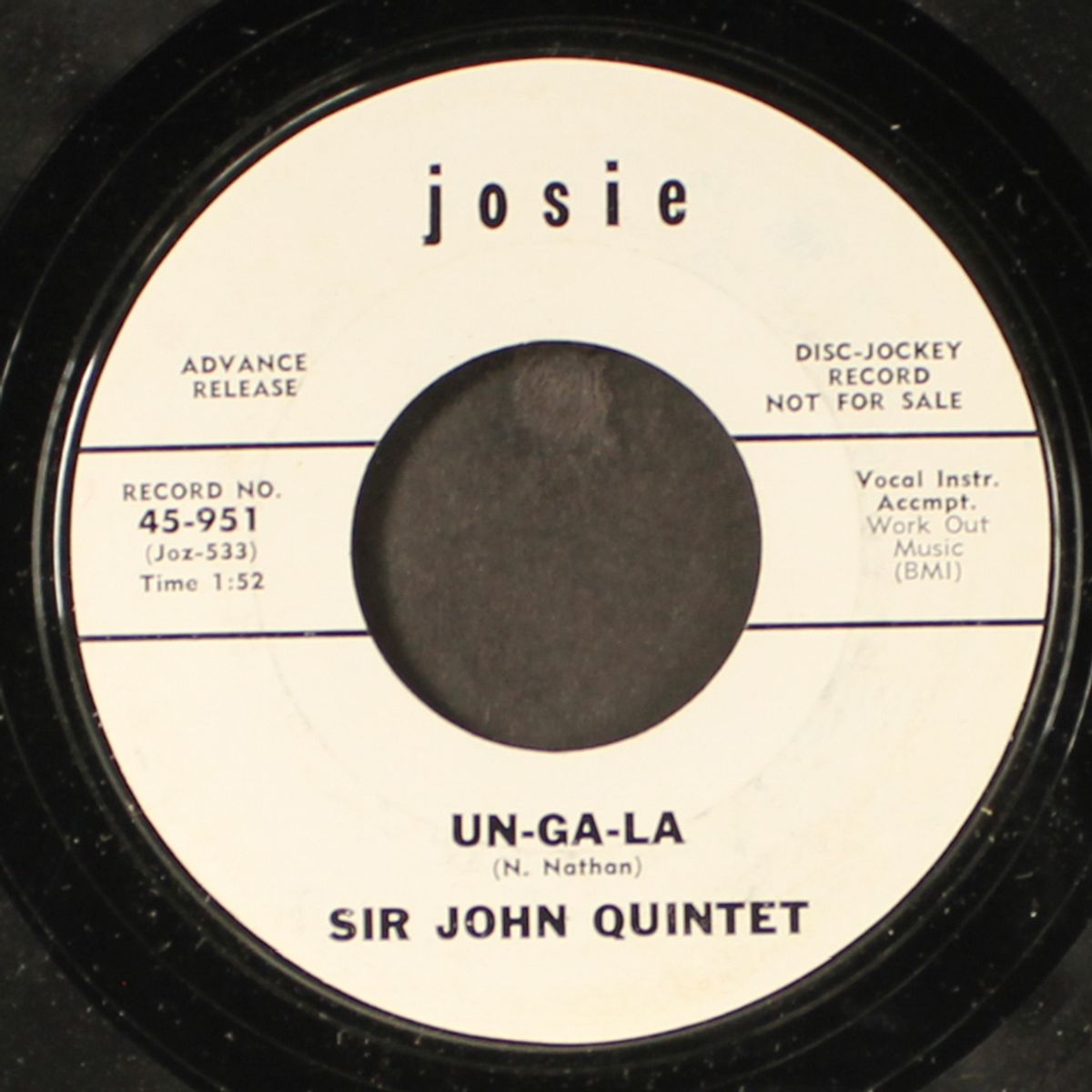 un-ga-la / yesterday by SIR JOHN QUINTET