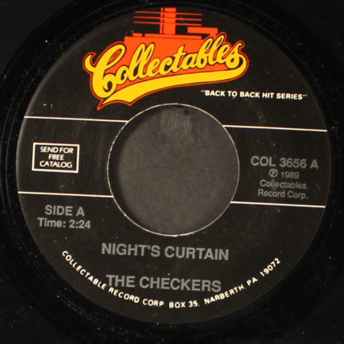 night's curtain / let me come back by CHECKERS