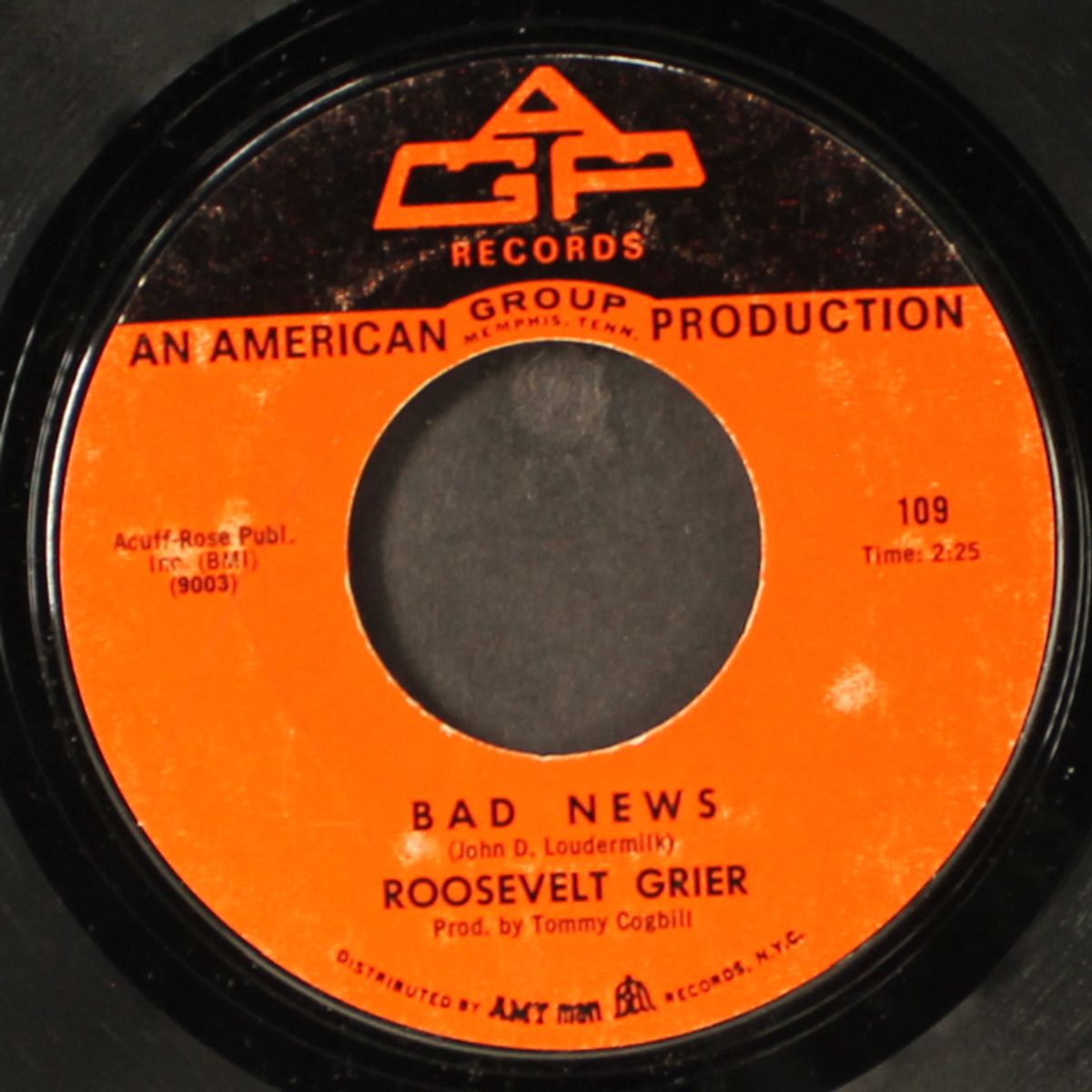 bad news / ring around the world by ROOSEVELT GRIER