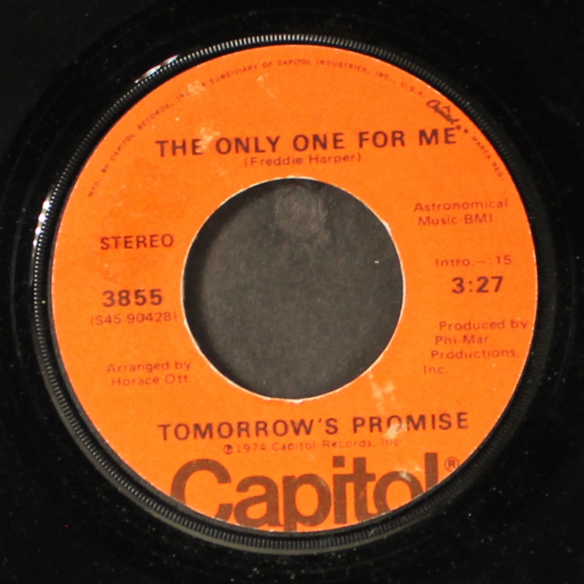that's the way it will stay / the only one for me by TOMORROW'S PROMISE