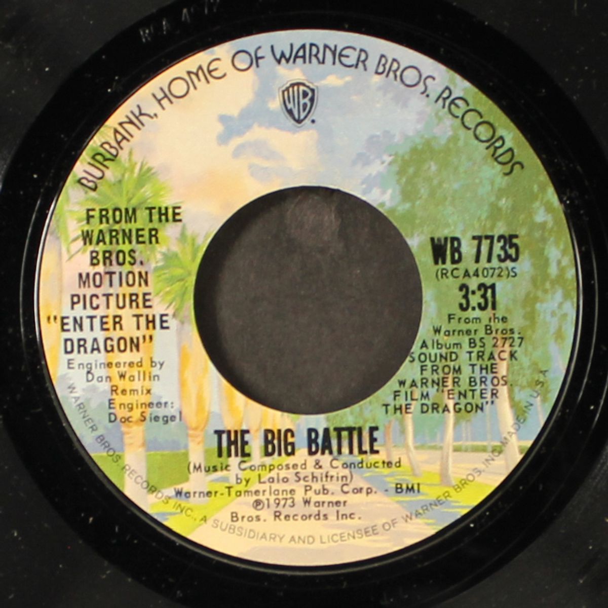 theme from enter the dragon / the big battle by LALO SCHIFRIN