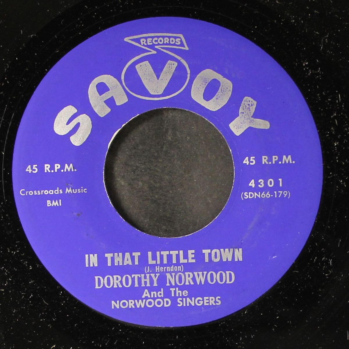 in that little town by DOROTHY NORWOOD