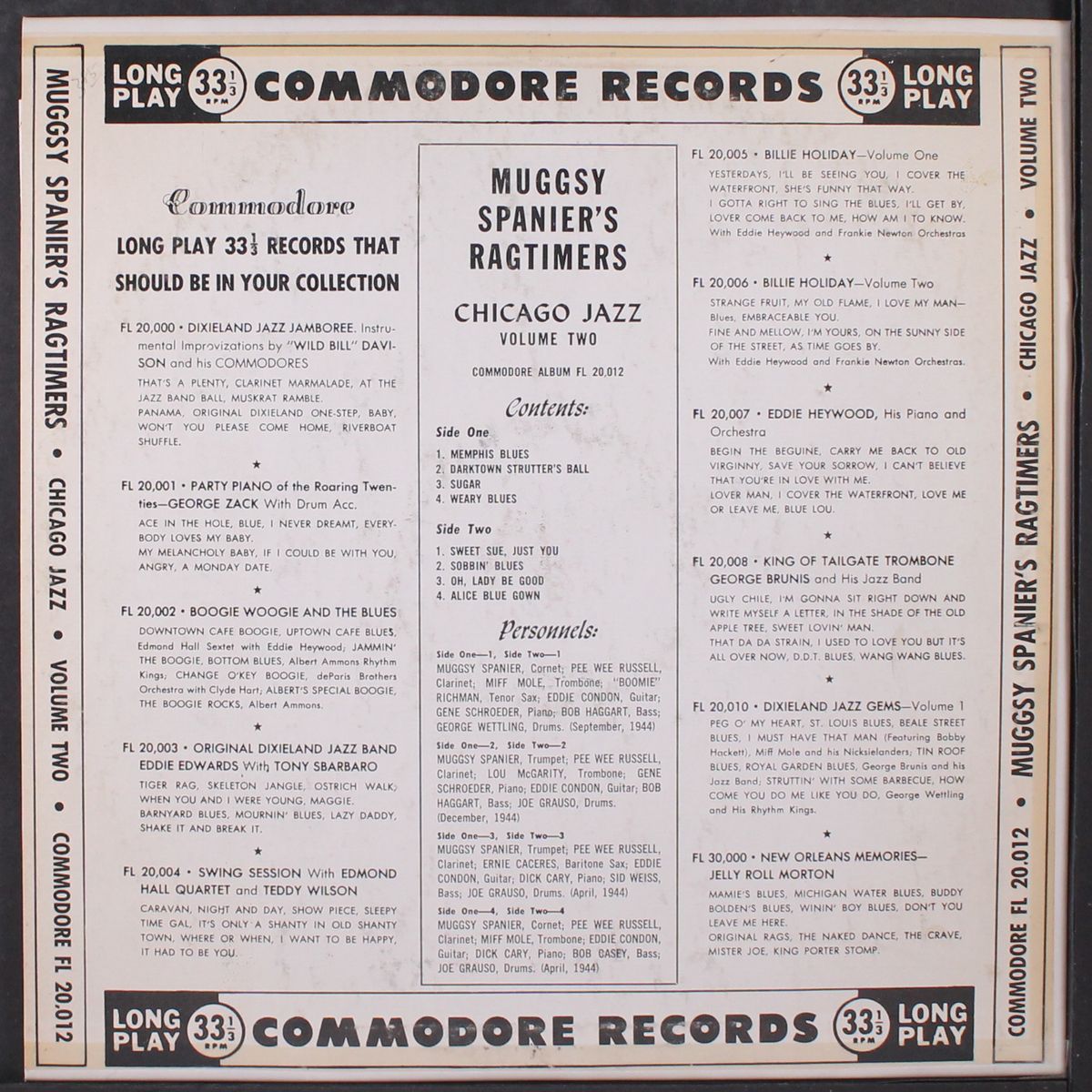 muggsy spanier's ragtimers, vol. 2 by MUGGSY SPANIER