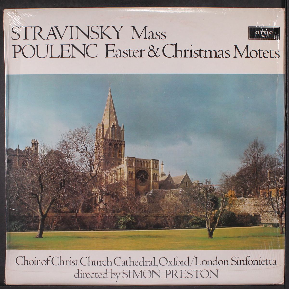 stravinsky: mass, poulenc: easter and christmas motets by CHOIR OF CHRIST CHURCH CATHEDRAL, OXFORD