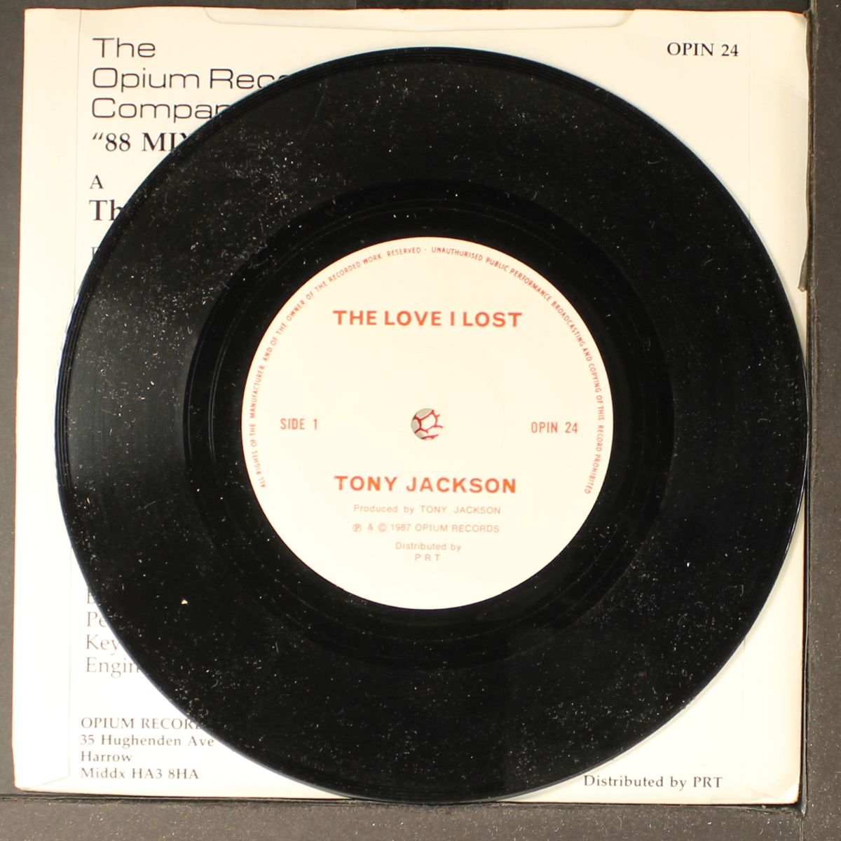 secretly in love / the love i lost by TONY JACKSON