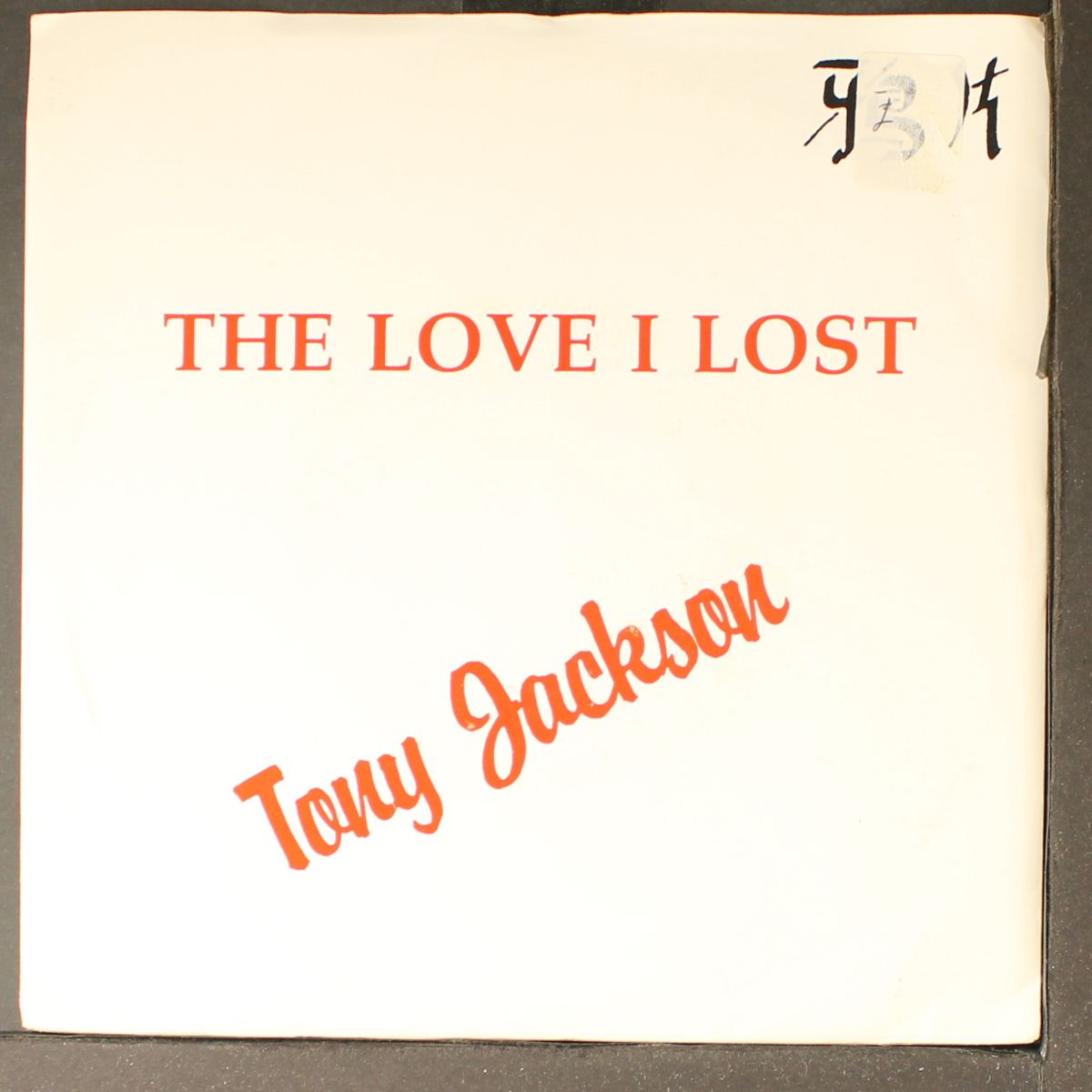 secretly in love / the love i lost by TONY JACKSON