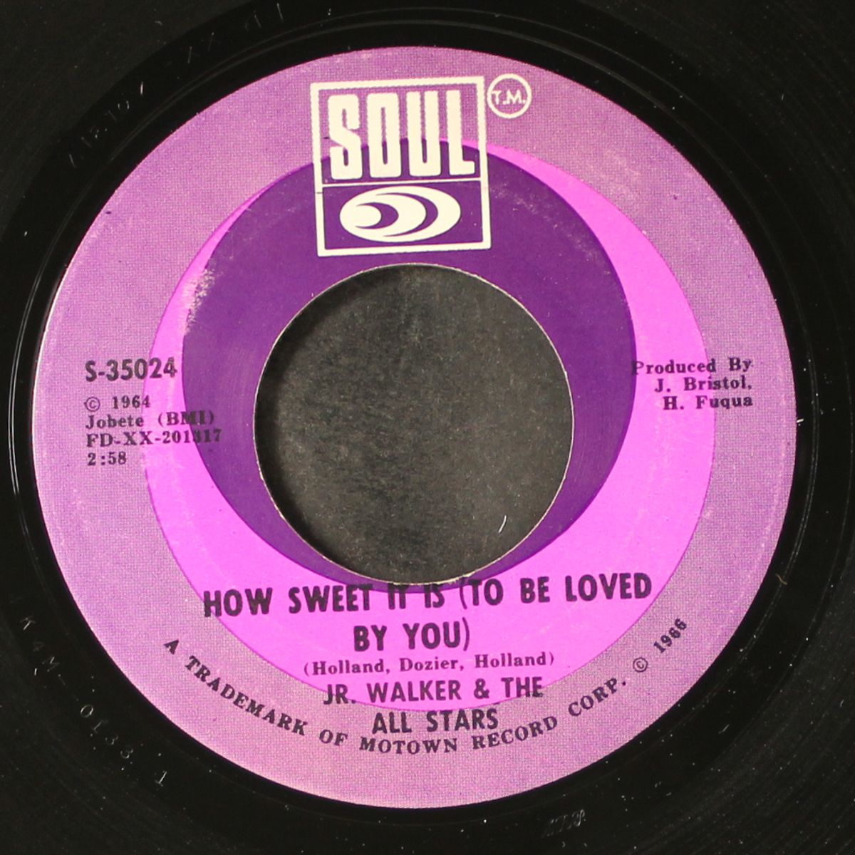 how sweet it is / nothing but soul by JR. WALKER