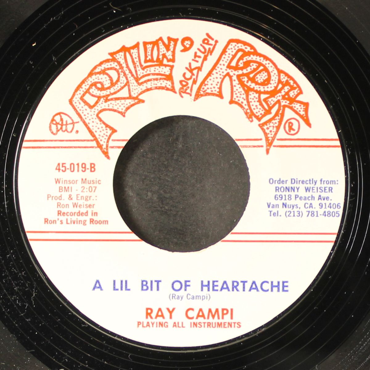 my baby left me / a lil bit of heartache by RAY CAMPI