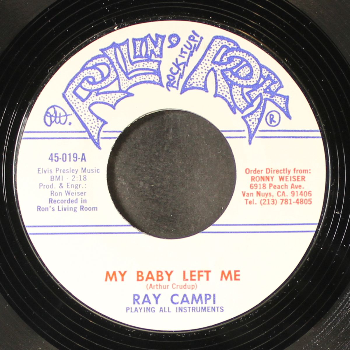 my baby left me / a lil bit of heartache by RAY CAMPI