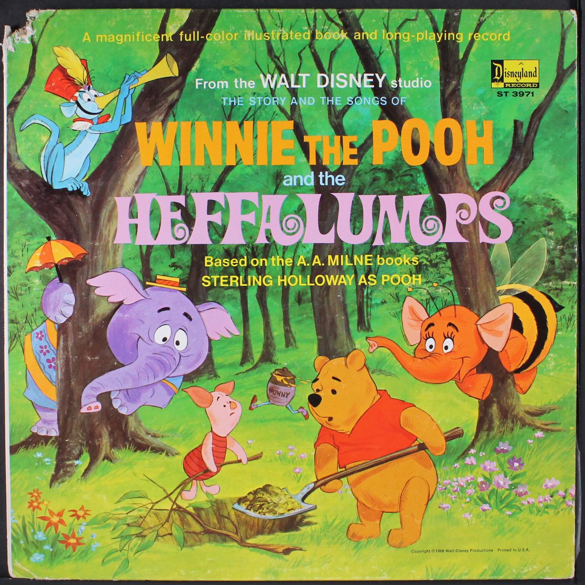 winnie the pooh & the heffalumps by STERLING HOLLOWAY