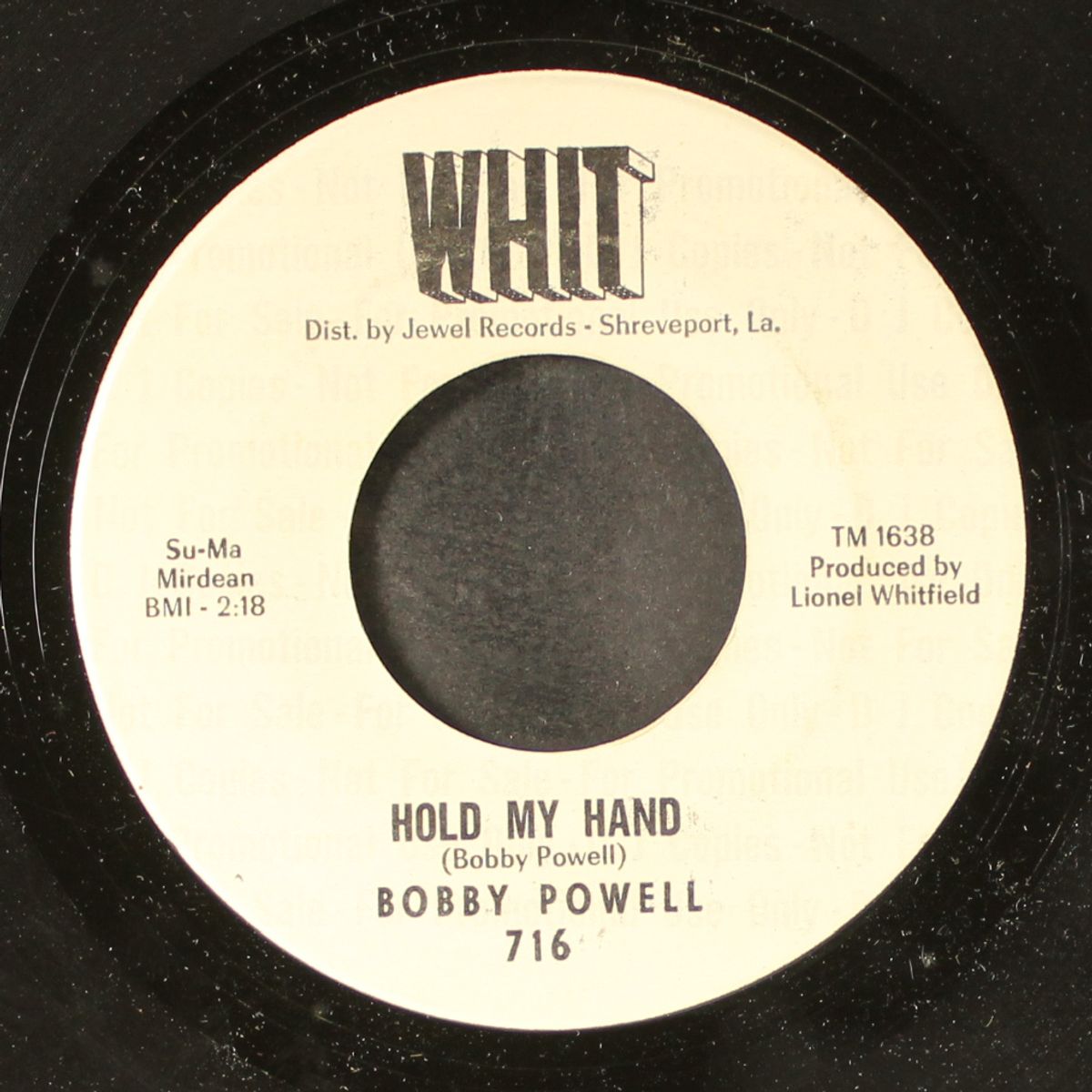 i'm gonna leave you / hold my hand by BOBBY POWELL