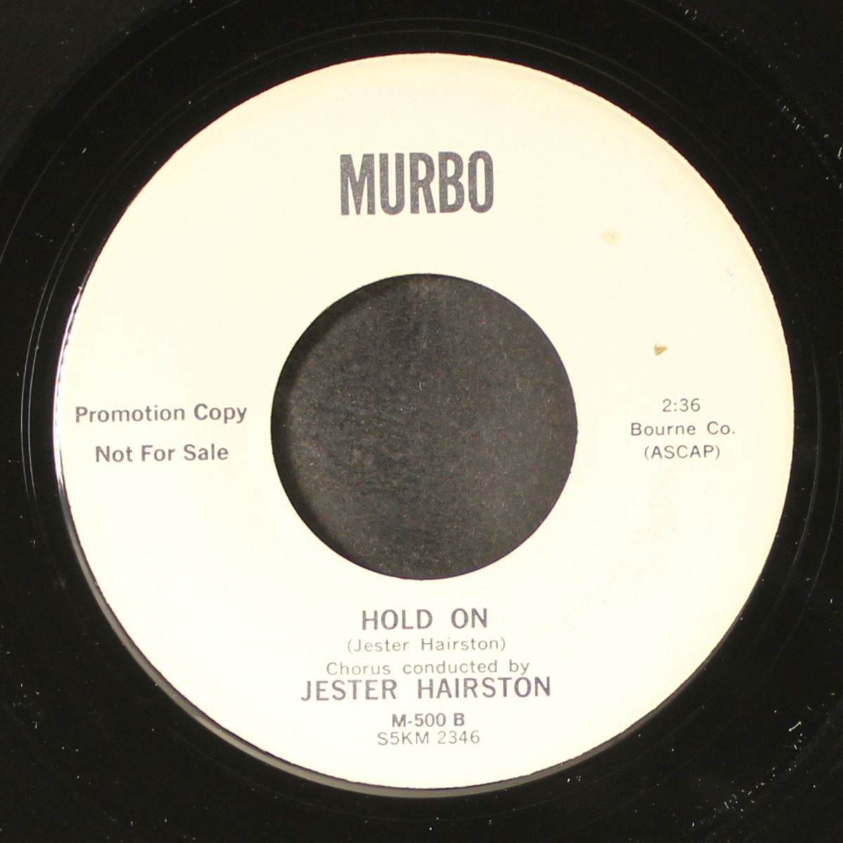 hold on / rocka my soul by JESTER HAIRSTON