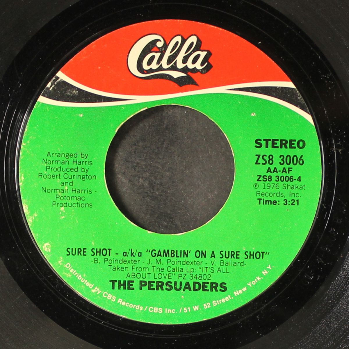 i need love / sure shot by PERSUADERS
