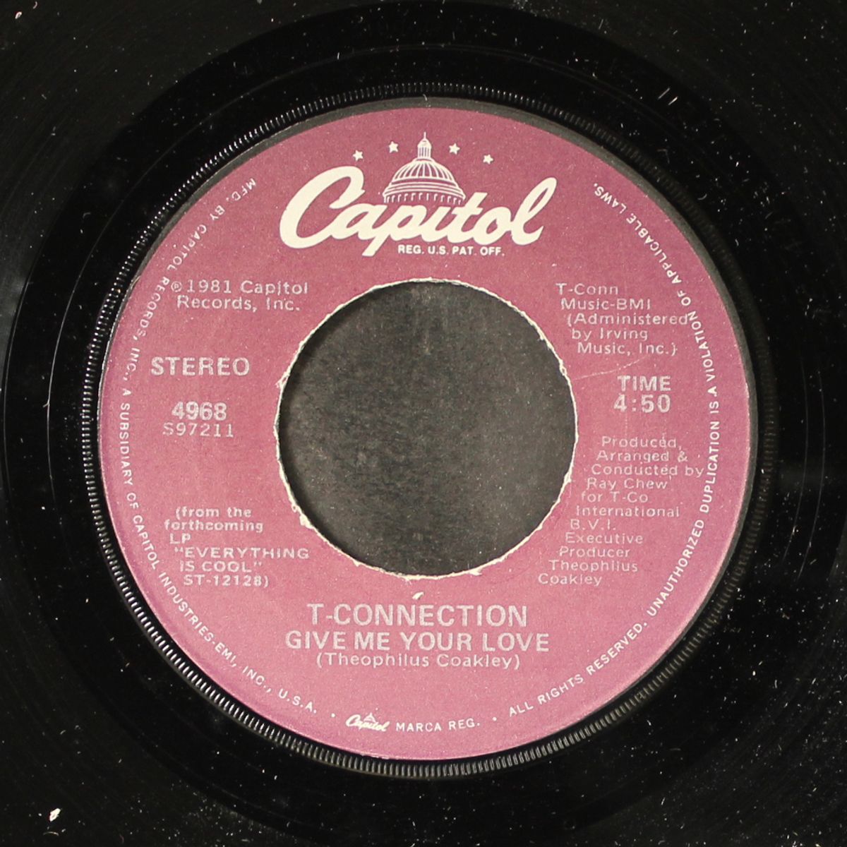 everything is cool / give me your love by T-CONNECTION